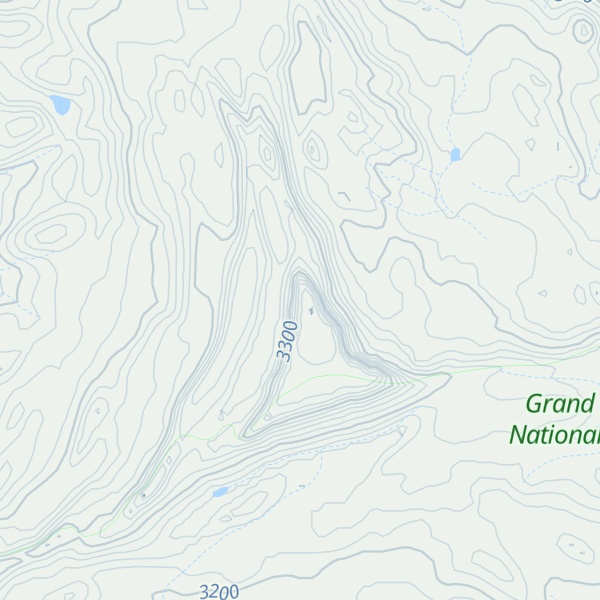 Map of Haystack Mountain