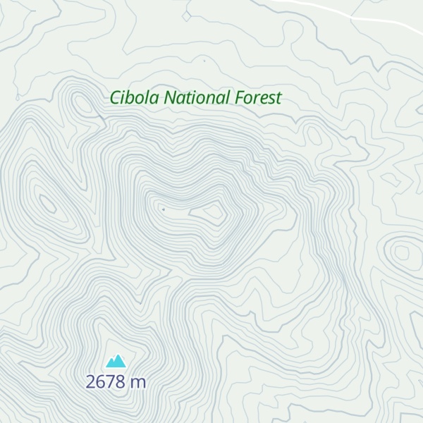 Map of Anderson Mountain
