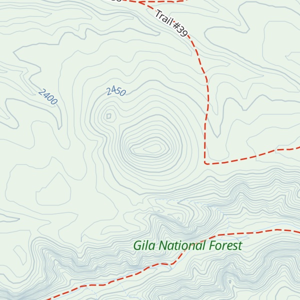 Map of Round Mountain