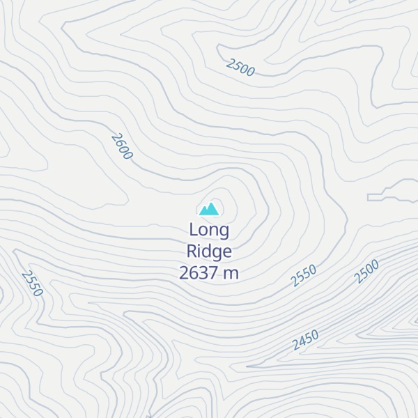 Map of Long Ridge