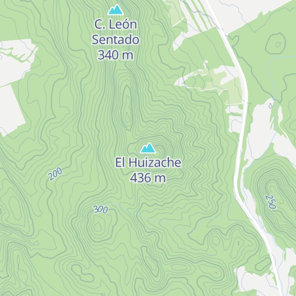 Map of El Huizache