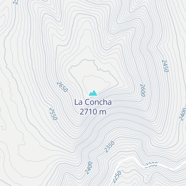 Map of La Concha