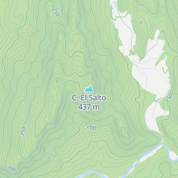 Map of C. El Salto
