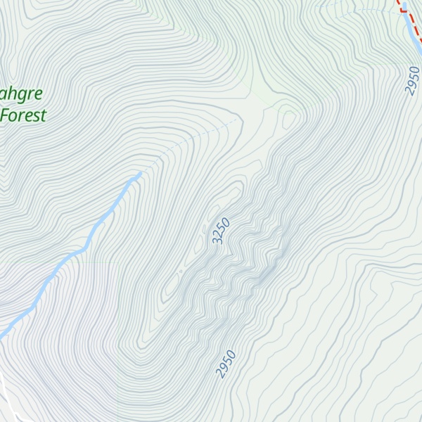 Map of Hawn Mountain