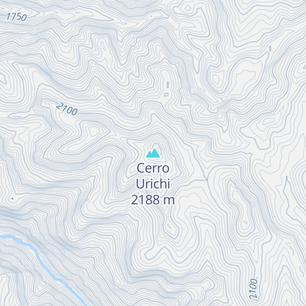 Map of Cerro Urichi