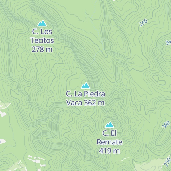Map of C. La Piedra Vaca