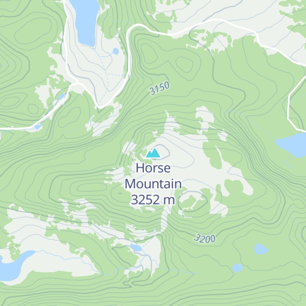 Map of Horse Mountain