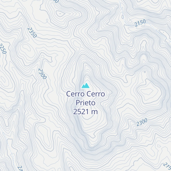 Map of Cerro Cerro Prieto