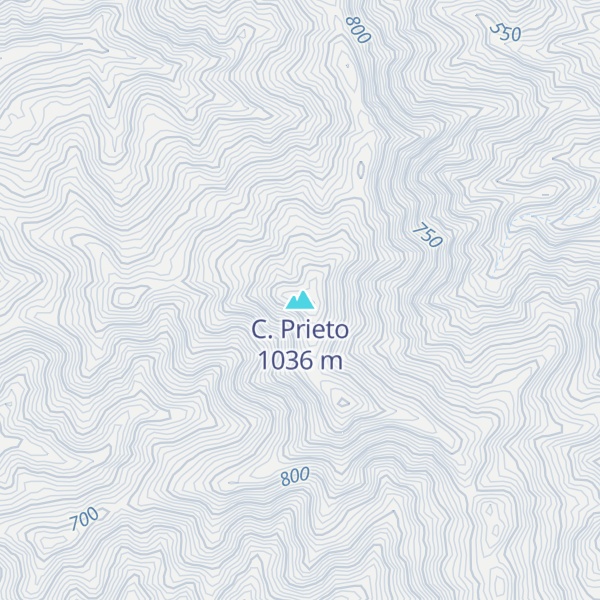 Map of C. Prieto