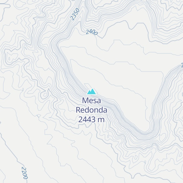 Map of Mesa Redonda