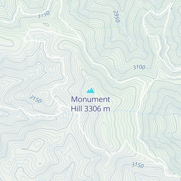Map of Monument Hill