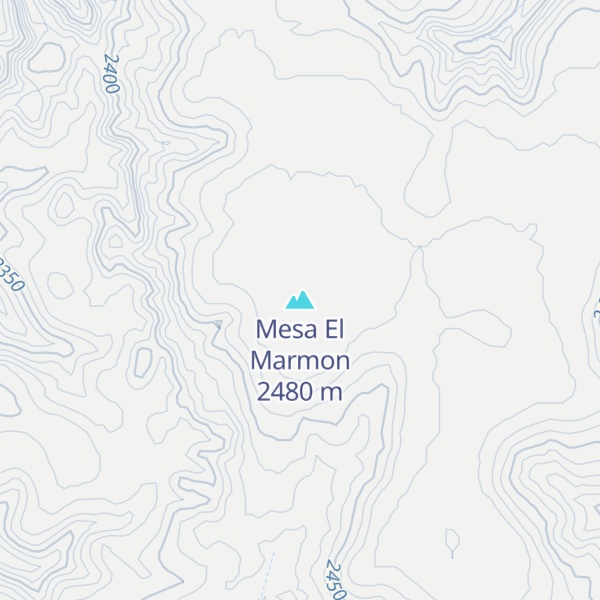 Map of Mesa El Marmon