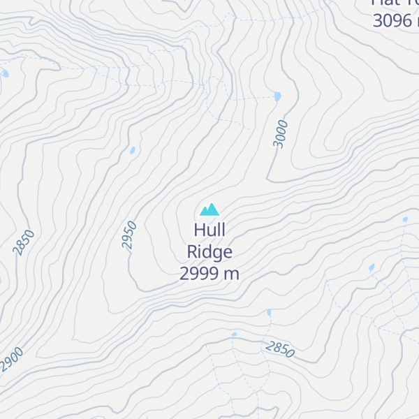 Map of Hull Ridge