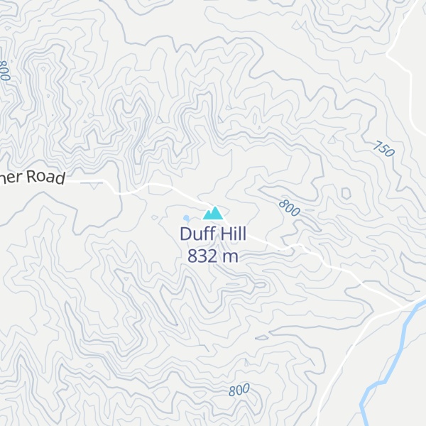 Map of Duff Hill
