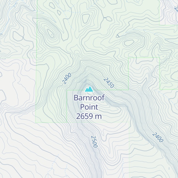 Map of Barnroof Point