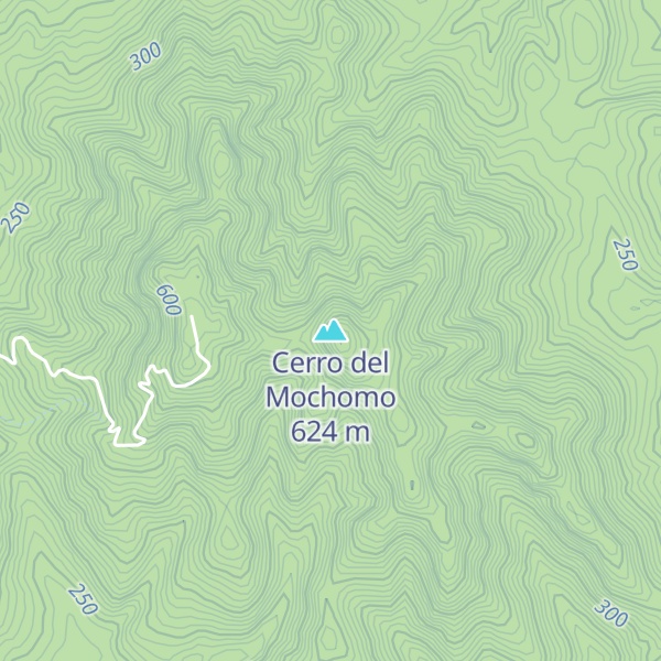 Map of Cerro del Mochomo