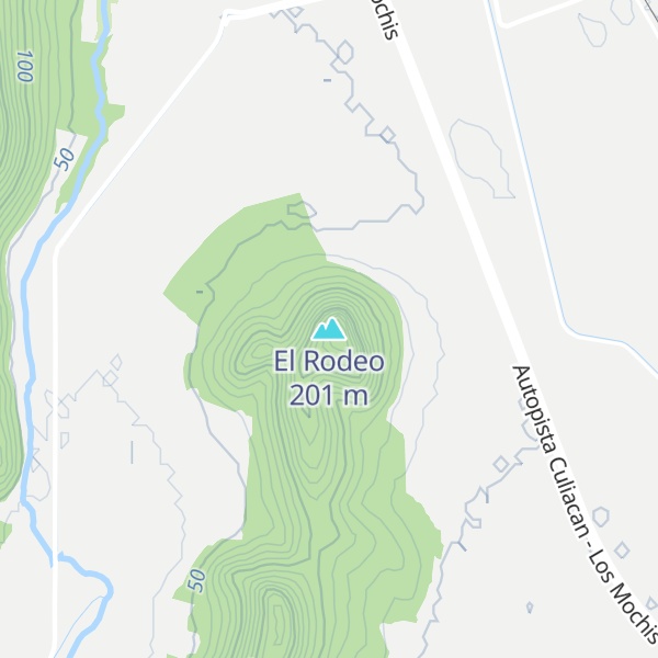 Map of El Rodeo