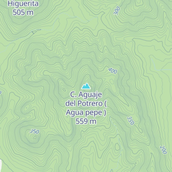 Map of C. Aguaje del Potrero ( Agua pepe )