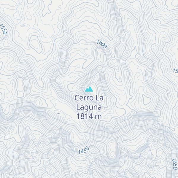 Map of Cerro La Laguna