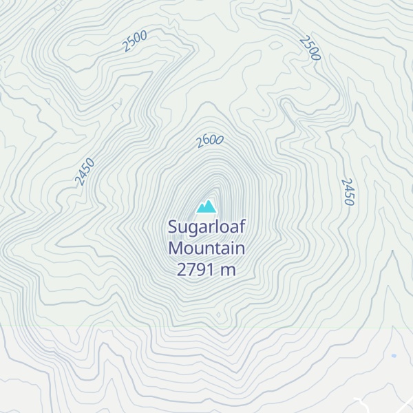 Map of Sugarloaf Mountain