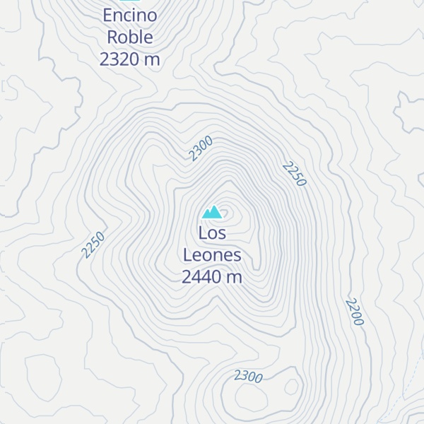 Map of Los Leones