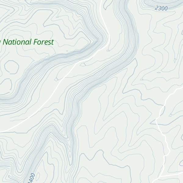 Map of Chute Mesa