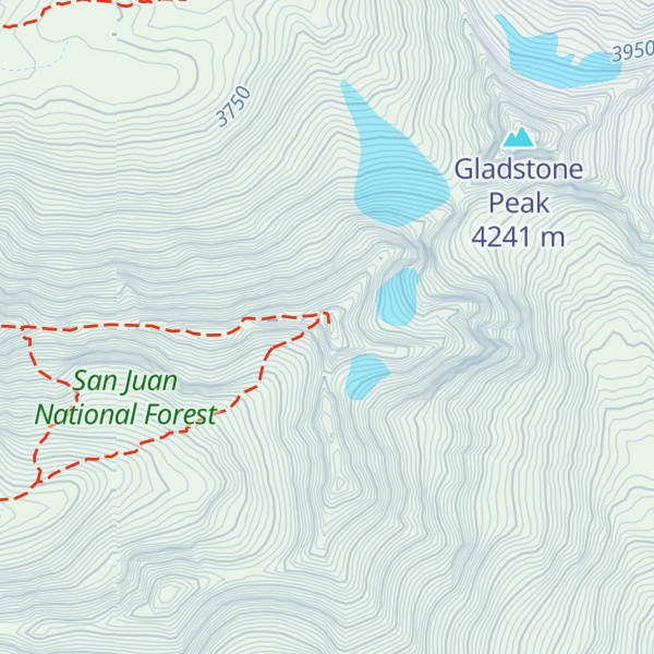 Map of Mount Wilson
