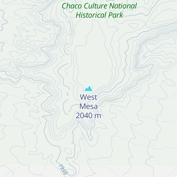 Map of West Mesa