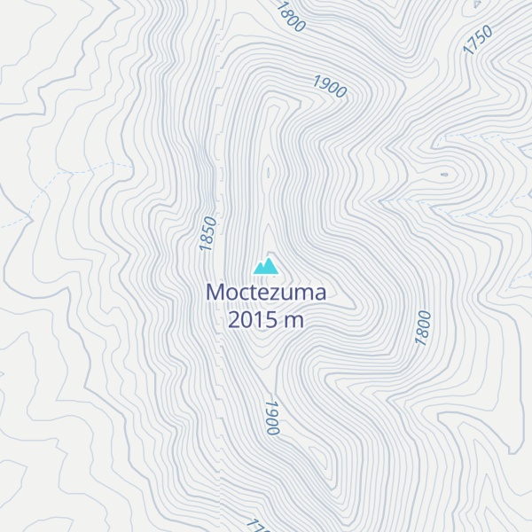 Map of Moctezuma