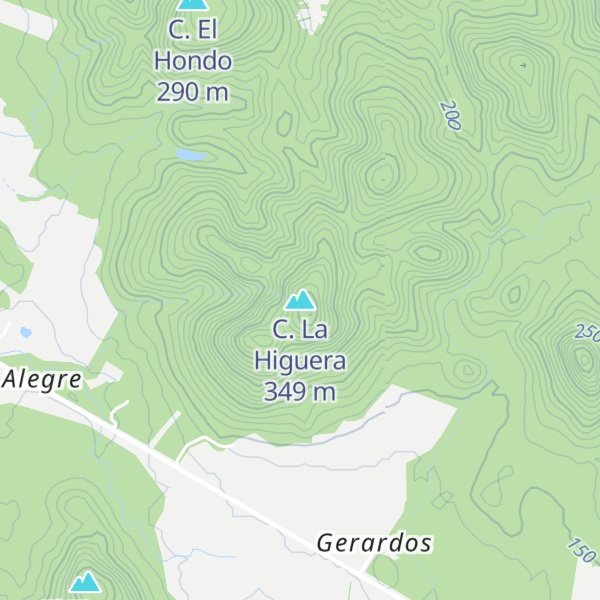 Map of C. La Higuera