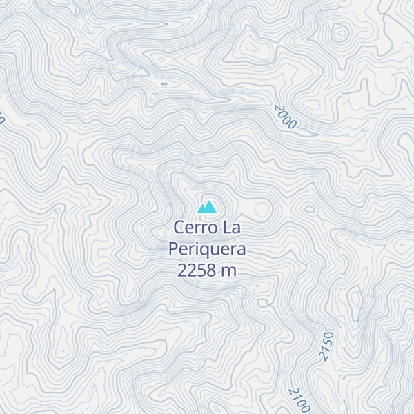 Map of Cerro La Periquera