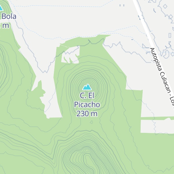 Map of C. El Picacho