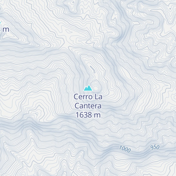 Map of Cerro La Cantera