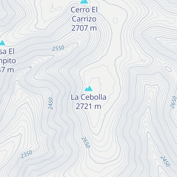 Map of La Cebolla