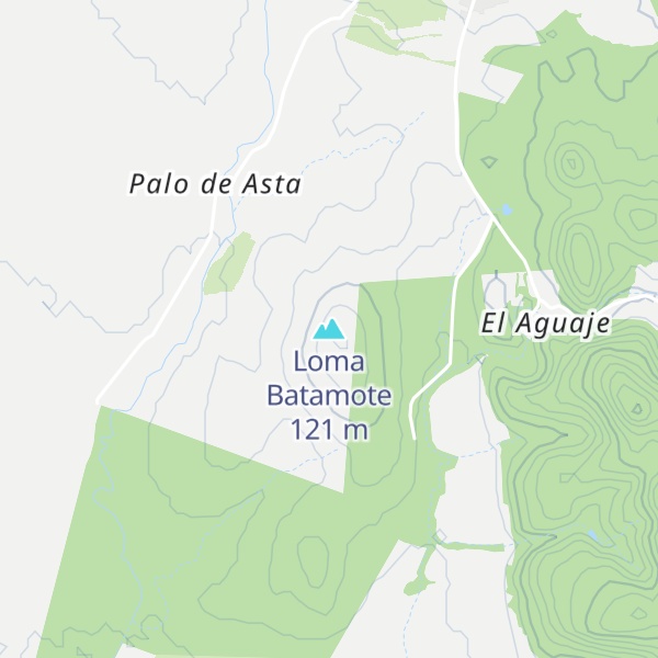 Map of Loma Batamote