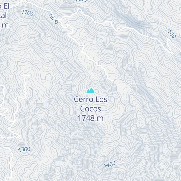 Map of Cerro Los Cocos