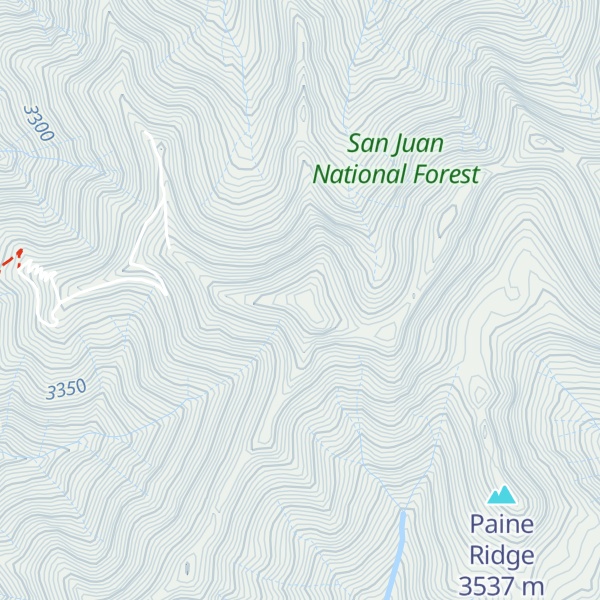 Map of Deadwood Mountain