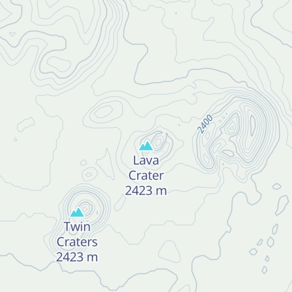 Map of Lava Crater