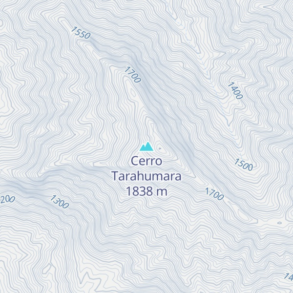 Map of Cerro Tarahumara