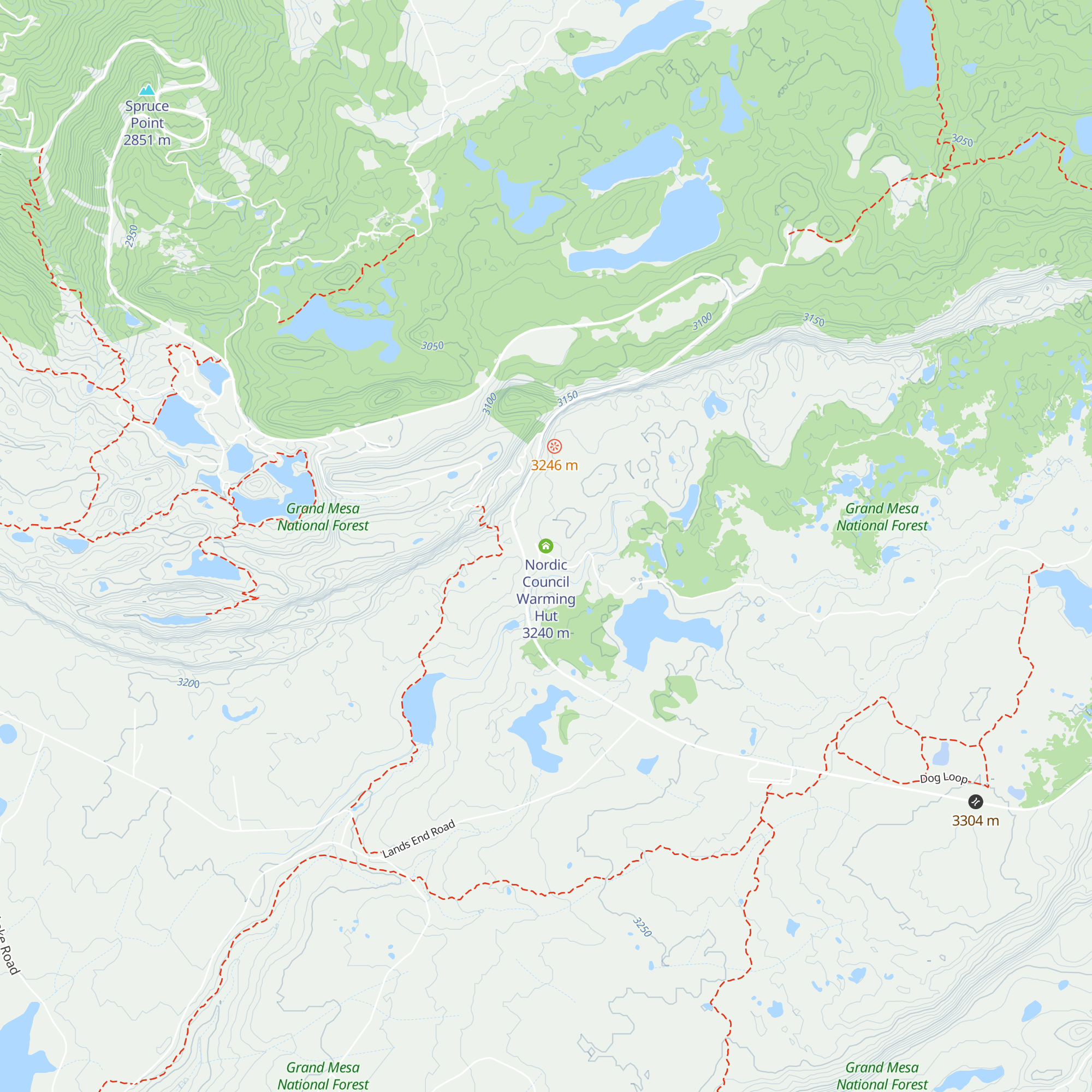 Nordic Council Warming Hut map