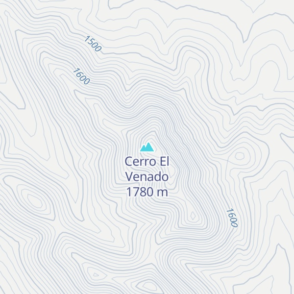Map of Cerro El Venado