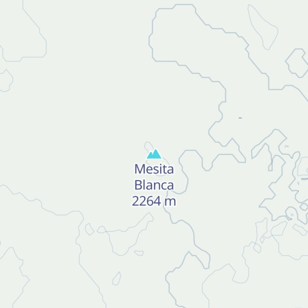 Map of Mesita Blanca