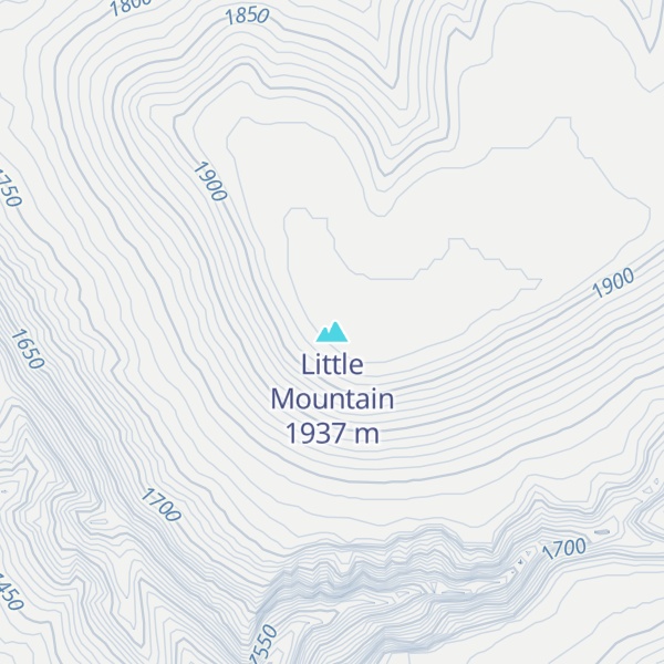Map of Little Mountain