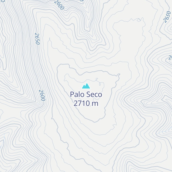 Map of Palo Seco