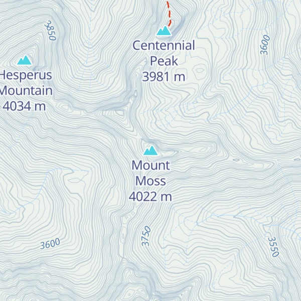 Map of Mount Moss