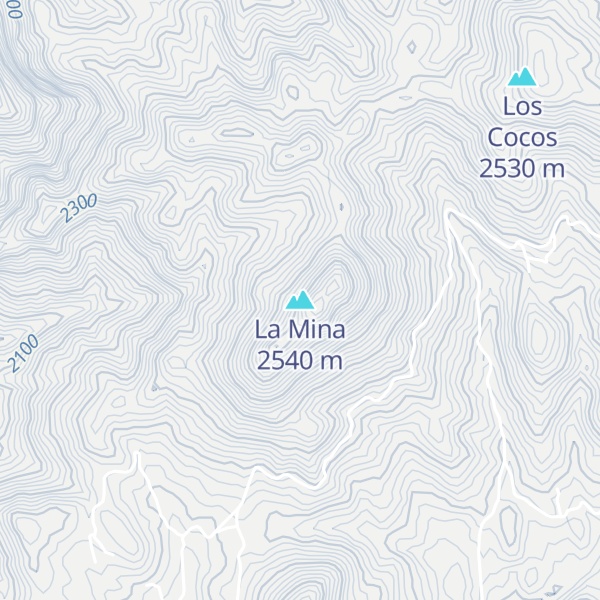 Map of La Mina