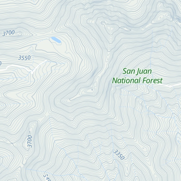 Map of Burwell Peak