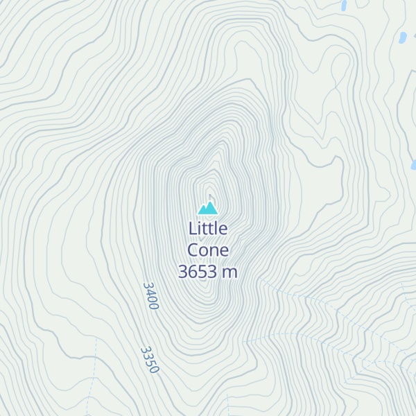 Map of Little Cone
