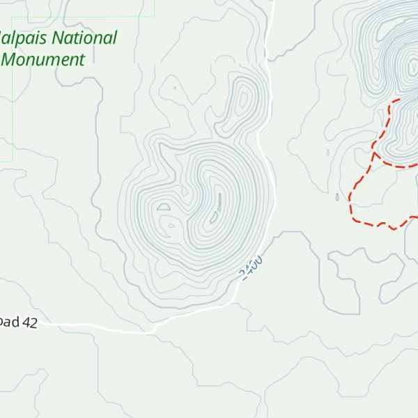 Map of Cerro Bandera