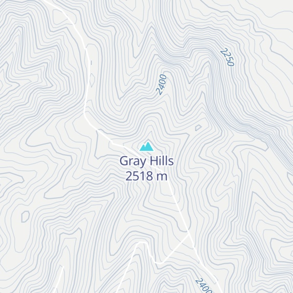 Map of Gray Hills
